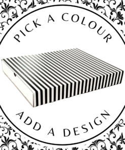 Design Match-box (Shirt) – White Kraft 340 x 250 x 40mm