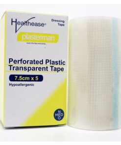 Perforated Plastic Transparent Tape 75mm x 5m