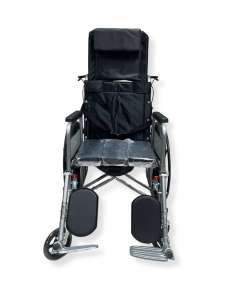 Full Reclining Wheelchair with Commode
