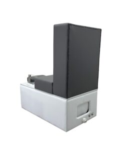 Alternative view of Duchess Pedi Station | Grey & White