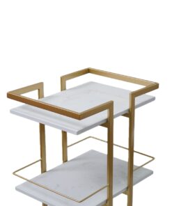 Alternative view of Supreme Luxury Trolley | White & Gold