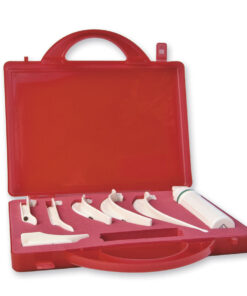 Plastic 6 Blade Laryngoscope Set (Disposable)