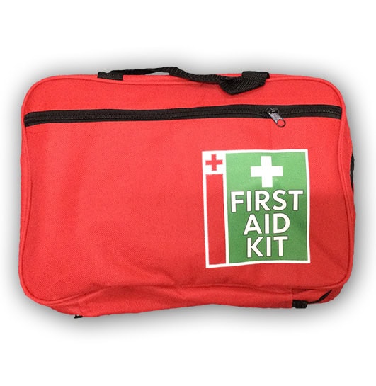 First Aid Kit ��� Essential (Blue or Red, with Handles)