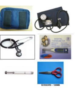 Nurses��� Medical Kit ��� Red (Includes Scissors)