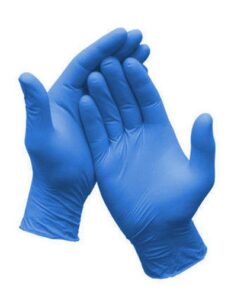 Blue Nitrile Examination Gloves