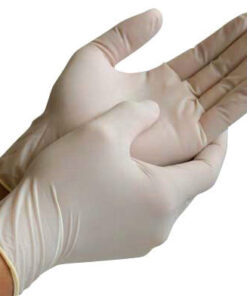 Examination Gloves Latex Powdered - 100/Box
