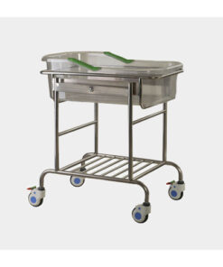 Stainless steel infant bed Til table