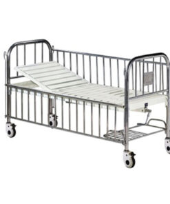 Epoxy coated Semi-fowler child bed with S.Sguard rails & head board