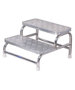 Stationary double step with aluminium OE 80 A E