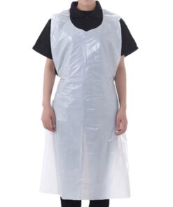 Plastic Aprons White 71 – 117cm 6g/unit