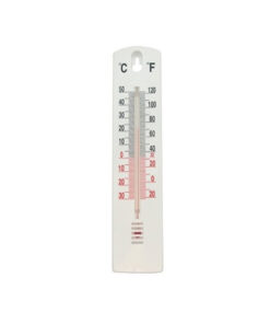 Wall hanging thermometer