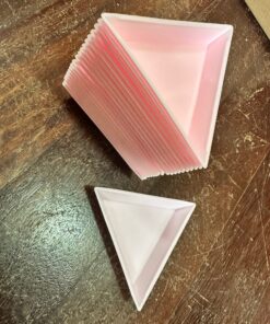 Small triangle trays for nail art DEMO