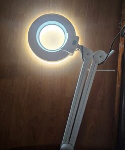 Mag lamp with clamp DEMO (cracked)