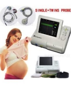 Alternative view of CMS800G Foetal Doppler with 8.4” Display (Optional Twin Mode)