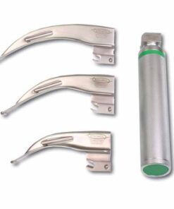 Pediatric Laryngoscope Set – 3 Blades (Macintosh)