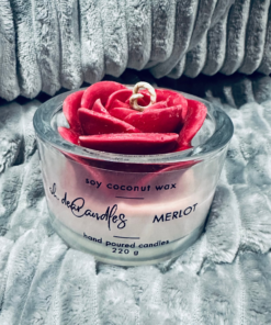 Rose Soy candle | Merlot