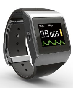 Alternative view of CMS50K Wearable SpO2/ECG Monitor – Watch Design
