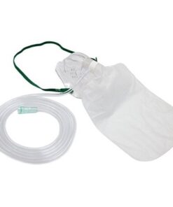 Alternative view of Adult High-Concentration Oxygen Mask with Non-Rebreather Bag