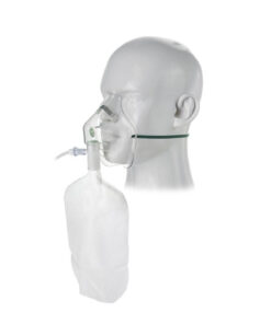 Adult High-Concentration Oxygen Mask with Non-Rebreather Bag