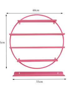 Alternative view of Diva Round Nail polish display Shelf - Pink