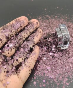 Glitter jar | Plum Rose