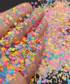 Glitter jar | Disco Neon Nights
